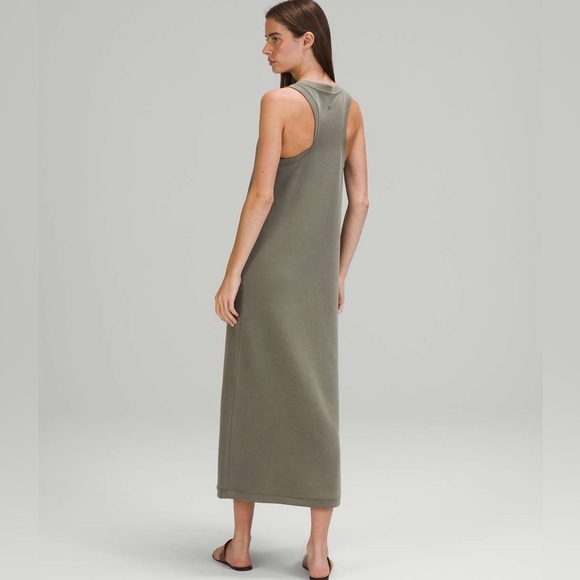 Lululemon Ease of it All Long Tank Softstreme Midi Dress, Grey Sage, Size XS/S - Picture 4 of 10